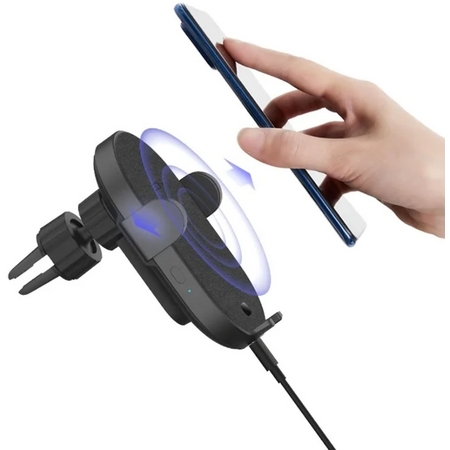 Автомобильный держатель с беспроводной зарядкой Xiaomi ZMI+АЗУ 2usb (WCJ11), изображение 4 - GOODMi