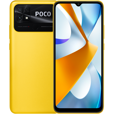 Смартфон POCO C40 3/32Gb желтый, Цвет: Yellow / Желтый, Оперативная память: 3 Гб, Встроенная память: 32 Гб - GOODMi