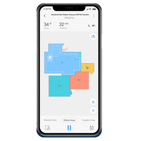 Робот-пылесос Dreame D9 White, изображение 8 - GOODMi