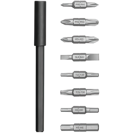 Отвертка Mijia 16-в-1 Ratchet Screwdriver Black (MJJLLSD002QW), изображение 6 - GOODMi