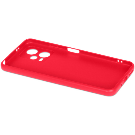 Чехол-накладка силиконовая для Redmi Note 12 5G/POCO X5 красный, изображение 3 - GOODMi