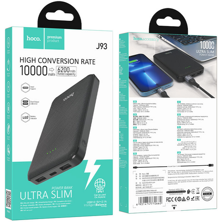 Внешний аккумулятор Hoco J93 10000mAh Black, изображение 5 - GOODMi