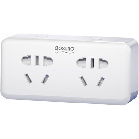 Умная розетка Gosund CP2-AM wi-fi (двойная), изображение 2 - GOODMi