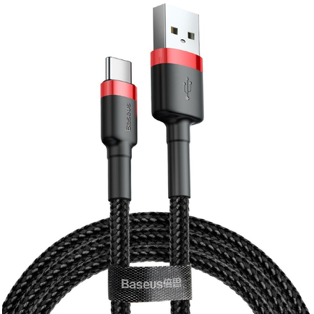 Кабель Baseus cafule Cable USB-A/Type-C 2A 2m red-black, Цвет: Красный - GOODMi