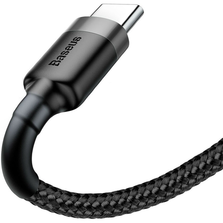 Кабель Baseus cafule Cable USB-A/Type-C 2A 2m grey-black, Цвет: Серый, изображение 3 - GOODMi