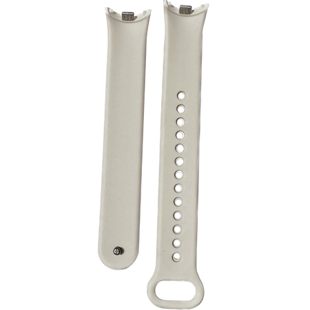 Ремешок силиконовый с кнопкой для Xiaomi Band 8 серый, изображение 2 - GOODMi