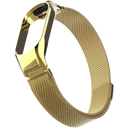 Миланский сетчатый браслет Xiaomi Mi band 7 золотой (магнитный замок), Основной цвет: Золотистый, изображение 3 - GOODMi