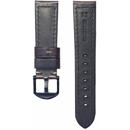 Ремешок из натуральной кожи 22mm Коричневый, изображение 2 - GOODMi