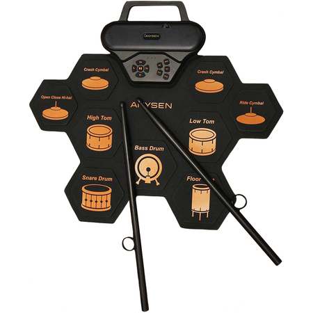 Портативный ручной электронный барабан Allison ANYSEN DTX, изображение 2 - GOODMi