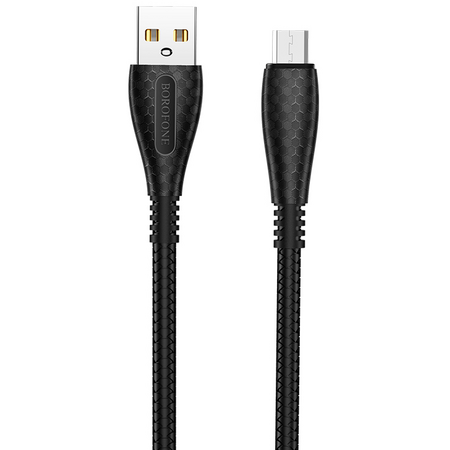 Кабель Borofone BX38 USB A/Micro (1M) черный - GOODMi