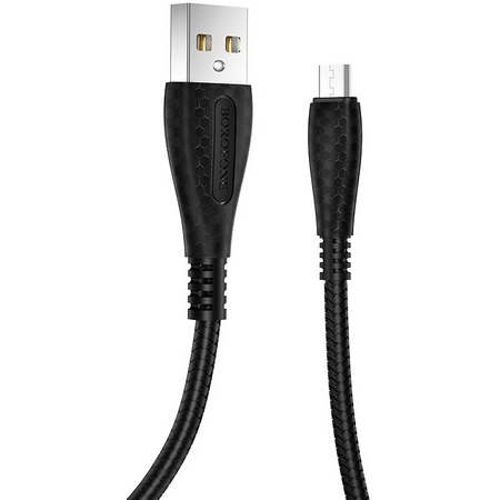 Кабель Borofone BX38 USB A/Micro (1M) черный, изображение 2 - GOODMi