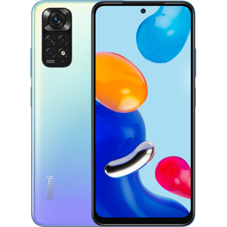 Xiaomi Redmi Note 11 4/64Gb Star Blue, Цвет: Blue / Голубой, Оперативная память: 4 Гб, Встроенная память: 64 Гб, NFC: Нет - GOODMi