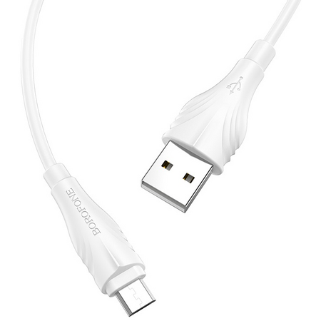 Кабель Borofone BX18 USB A/Micro (3M) белый, изображение 4 - GOODMi
