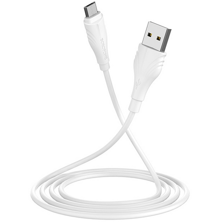 Кабель Borofone BX18 USB A/Micro (3M) белый, изображение 5 - GOODMi