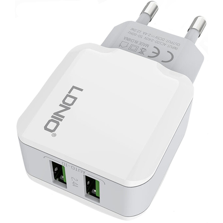 Зарядное устройство LDNIO A2202 2USB 2.4A white, изображение 4 - GOODMi