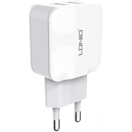 Зарядное устройство LDNIO A2202 2USB 2.4A white, изображение 2 - GOODMi