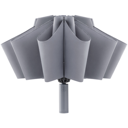 Зонт 90 Points Automatic with LED Flashlight серый, Цвет: Серый, изображение 4 - GOODMi