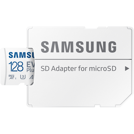 Карта памяти Samsung EVO Plus microSDXC 128GB + SD адаптер, Объем: 128 ГБ, изображение 5 - GOODMi