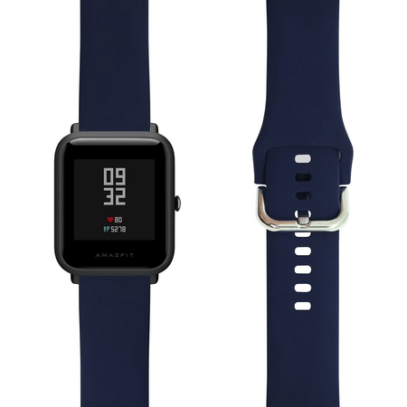 Ремешок силиконовый 20mm Lyambda Avior Dark blue (DSJ-11-02T-20-DB), Основной цвет: Синий, изображение 2 - GOODMi