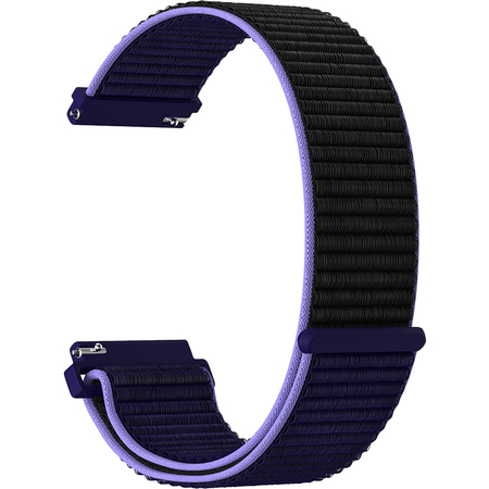 Ремешок нейлоновый 22mm Lyambda Vega Blue-black (DS-GN-03-22-43), Основной цвет: Синий - GOODMi
