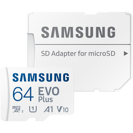 Карта памяти Samsung EVO Plus microSDXC 64GB + SD адаптер, Объем: 64 ГБ, изображение 4 - GOODMi