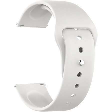 Ремешок силиконовый 22mm Lyambda Altair White (DSJ-01-10T-22-WH), Основной цвет: Белый - GOODMi