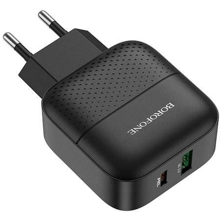 Сетевое зарядное устройство Borofone (BA46A PD18W) Black, изображение 2 - GOODMi
