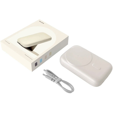 Внешний аккумулятор SOLOVE W13 MagSafe 10000 mAh White, изображение 5 - GOODMi