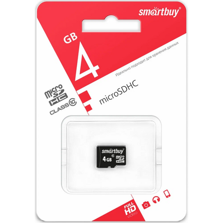Карта памяти SmartBuy microSD 4GB, изображение 2 - GOODMi