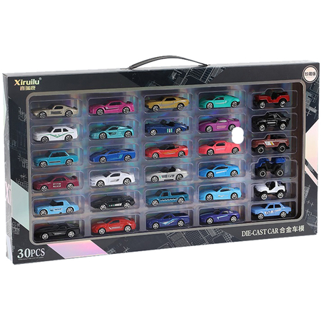 Набор моделей автомобилей Xiaomi Xiruilu (1:64 / 30шт), изображение 2 - GOODMi
