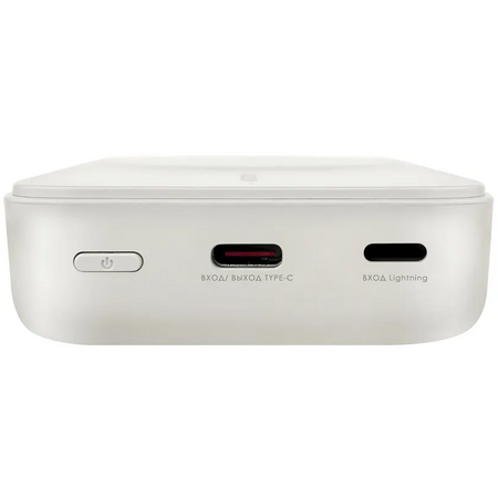 Внешний аккумулятор Power Bank SOLOVE W12 Pro MagSafe 10000 mAh White, изображение 7 - GOODMi