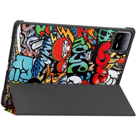 Книжка для планшета Xiaomi Pad 6 черный с рисунком, изображение 3 - GOODMi