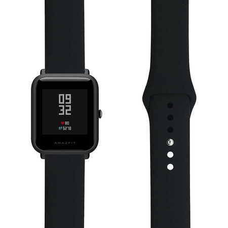 Ремешок силиконовый 20mm Lyambda Altair Black (DSJ-01-01T-20-BK), Основной цвет: Черный, изображение 2 - GOODMi