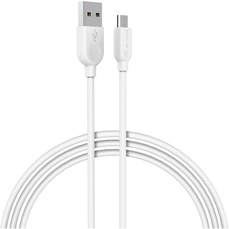Кабель Borofone BX14 USB A/Micro 2м белый - GOODMi