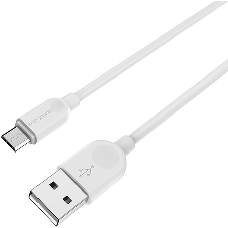 Кабель Borofone BX14 USB A/Micro 2м белый, изображение 5 - GOODMi