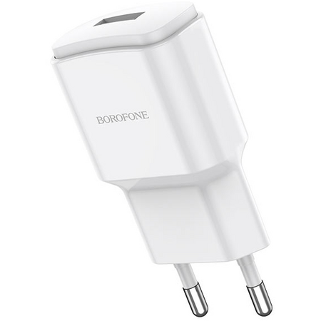 Сетевой адаптер Borofone BA48A 2.1A 1USB белый, Цвет: Белый, изображение 2 - GOODMi