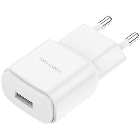 Сетевой адаптер Borofone BA48A 2.1A 1USB белый, Цвет: Белый, изображение 3 - GOODMi