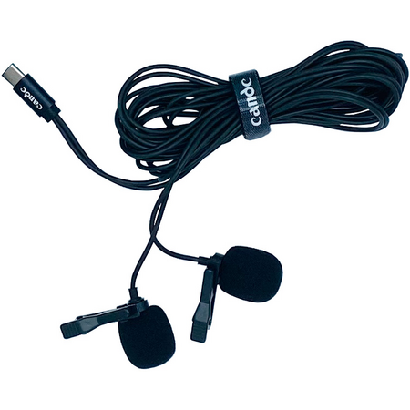 Микрофон петличный CANDC DC-C3DM двойной петличный Type-C - GOODMi