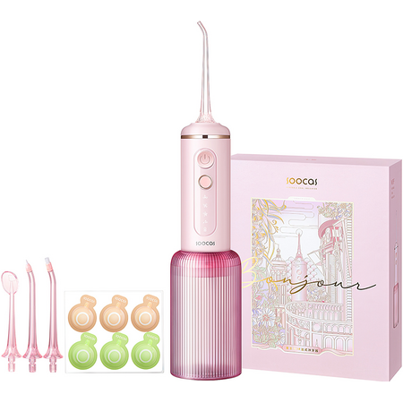 Ирригатор SC W3F (4 насадки) Pink, изображение 2 - GOODMi