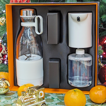 Подарочный набор Xiaomi портативная соковыжималка/бутылка и дозатор, изображение 2 - GOODMi