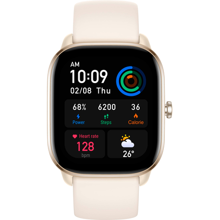 Часы Amazfit GTS 4 Mini White, Цвет, заявленный производителем: Moonlight White - GOODMi