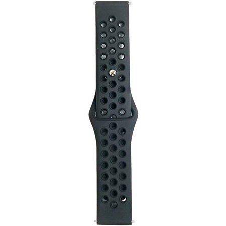 Ремешок силиконовый Nike Sport 22mm Карбон/Черный - GOODMi