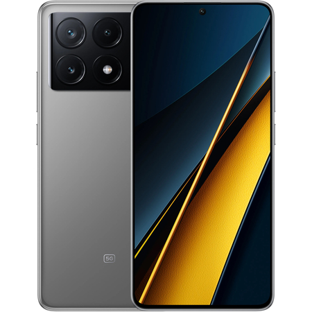 Смартфон POCO X6 Pro 5G 12/512Gb серый, Оперативная память: 12 Гб, Цвет: Grey / Серый, Встроенная память: 512 Гб - GOODMi