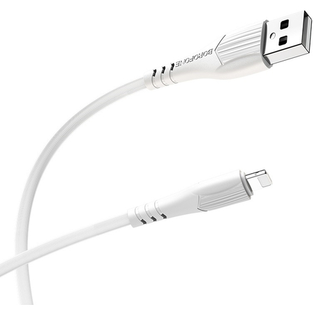 Кабель Borofone BX37 USB A/Lightning (1м) Белый, изображение 2 - GOODMi