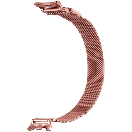 Миланский сетчатый браслет для Xiaomi Band 8 Розовый, изображение 2 - GOODMi