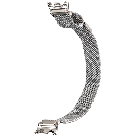 Миланский сетчатый браслет для Xiaomi Band 8 Серебряный, изображение 2 - GOODMi