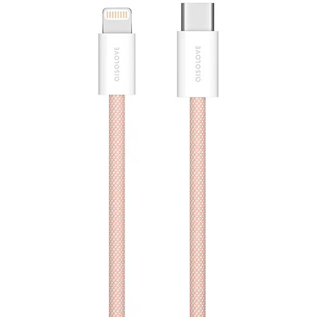 Кабель SOLOVE DW6 Type-C/Lightning 20W PD 1 м Pink, Цвет: Розовый - GOODMi