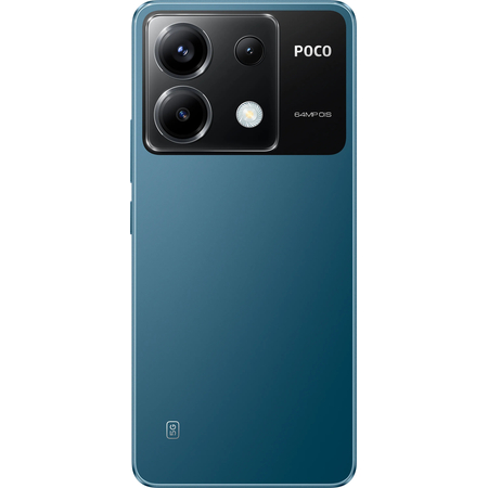 Смартфон POCO X6 5G 8/256Gb синий, Цвет: Blue / Синий, Оперативная память: 8 Гб, Встроенная память: 256 Гб, изображение 3 - GOODMi