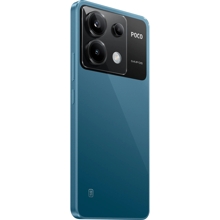 Смартфон POCO X6 5G 8/256Gb синий, Цвет: Blue / Синий, Оперативная память: 8 Гб, Встроенная память: 256 Гб, изображение 6 - GOODMi