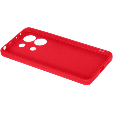 Чехол-накладка силиконовый для Redmi Note 13 (4G) красный, Основной цвет: Красный, изображение 3 - GOODMi